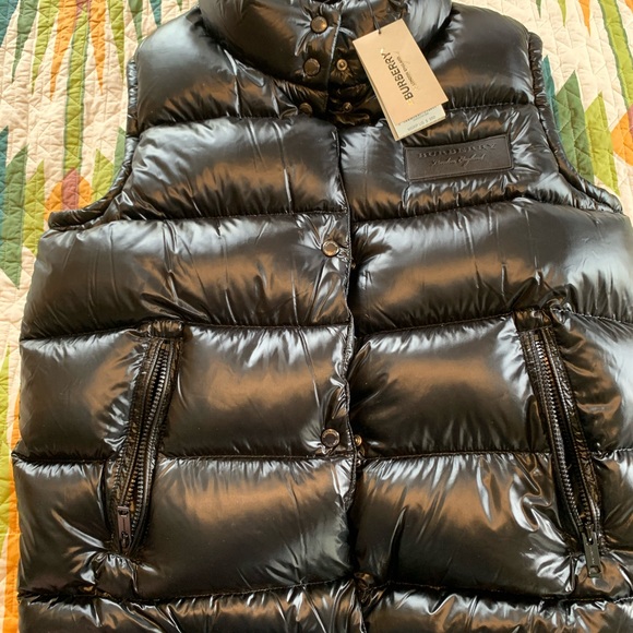 Burberry Puffer Vest NWT Size US 6 - Picture 4 of 5